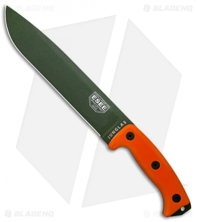 ESEE Junglas Survival Fixed Blade Knife Orange (10.4" OD Green) 1 ESEE Junglas Survival Fixed Blade Knife Orange (10.4" OD Green)