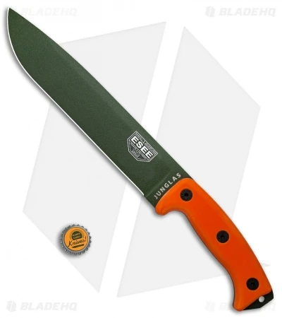 ESEE Junglas Survival Fixed Blade Knife Orange (10.4" OD Green) 4 ESEE Junglas Survival Fixed Blade Knife Orange (10.4" OD Green) - Image 4