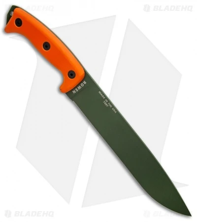 ESEE Junglas Survival Fixed Blade Knife Orange (10.4" OD Green) 2 ESEE Junglas Survival Fixed Blade Knife Orange (10.4" OD Green) - Image 2