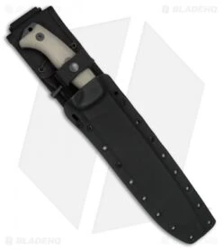 ESEE Junglas Survival Fixed Blade Knife + Sheath (10.5" Black) -ESEE Knives Shop ESEE Junglas Survival Sheath black BHQ 6299 er sheath