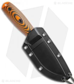 ESEE Knives ESEE-3PMOR-006 Fixed Blade Knife Orange/Black G-10 (3.9" Orange) -ESEE Knives Shop ESEE Knives ESEE 3PMOR 006 Orange Black G 10 Orange BHQ 105766 jr sheath