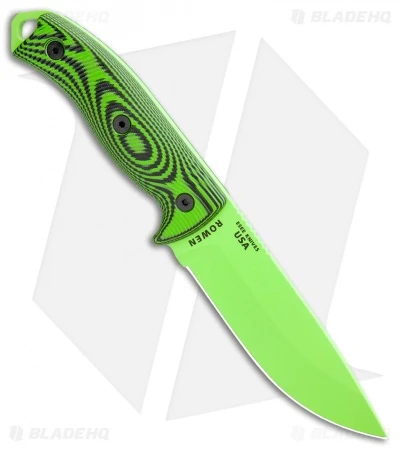ESEE Knives ESEE-5PVG-007 Fixed Blade Knife Green/Black 3D G-10 (5.25" Green) 2 ESEE Knives ESEE-5PVG-007 Fixed Blade Knife Green/Black 3D G-10 (5.25" Green) - Image 2