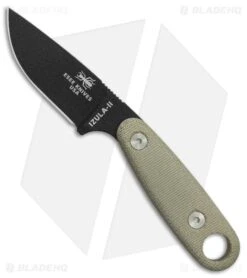 ESEE Knives Izula-II Black Survival Concealed Carry Neck Knife + Sheath