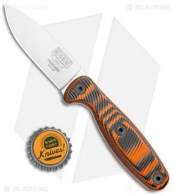 ESEE Knives Xancudo Fixed Blade Knife 3D Orange G-10 (3" Stonewash S35VN) -ESEE Knives Shop ESEE Knives Xancudo 3D Orange G 10 SW XAN2 006 BHQ 105735 jr bottlecap