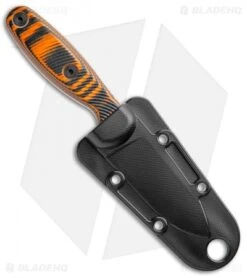 ESEE Knives Xancudo Fixed Blade Knife 3D Orange G-10 (3" Stonewash S35VN) -ESEE Knives Shop ESEE Knives Xancudo 3D Orange G 10 SW XAN2 006 BHQ 105735 jr sheath