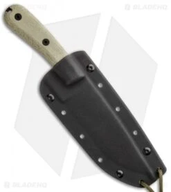 ESEE Knives ESEE-6HM Fixed Blade Knife Traditional Green Micarta (6" Black) -ESEE Knives Shop ESEE Model 6 Traditional Handle ES6HMK BHQ 83394 jr sheath