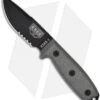 ESEE Knives ESEE-3S-CP Clip Point Knife Coyote Sheath (3.88" Black Serr)