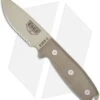 ESEE Knives ESEE-3S-DT Knife Green Sheath (3.88" Tan Serr)