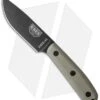 ESEE Knives ESEE-4HM Fixed Blade Knife Tan Micarta (4.38" Black)