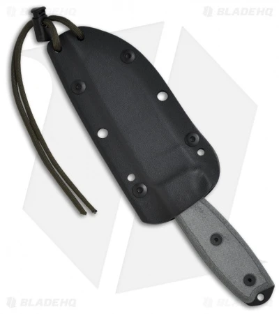 ESEE Knives ESEE-4P-MB-DT Wilderness Knife W/ MOLLE Back (4.5" Tan Plain) 2 ESEE Knives ESEE-4P-MB-DT Wilderness Knife W/ MOLLE Back (4.5" Tan Plain) - Image 2