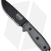 ESEE Knives ESEE-4S-MB Fixed Blade Knife W/ MOLLE Back (4.5" Black Serr)