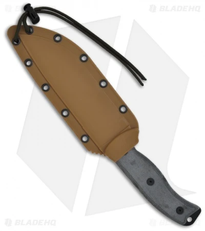 ESEE Knives ESEE-6P-CP Knife W/ Clip Point & Coyote Brown Sheath (6.5" Plain) 2 ESEE Knives ESEE-6P-CP Knife W/ Clip Point & Coyote Brown Sheath (6.5" Plain) - Image 2