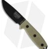 ESEE Knives ESEE-3MIL-P-B Knife Black Sheath & MOLLE Back (3.88" Black)