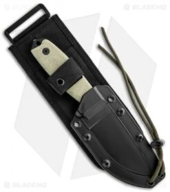 ESEE Knives ESEE-3MIL-S-B Knife Black Sheath & MOLLE Back (3.88" Black Serr) -ESEE Knives Shop esee knives fixed 3p mb b 3s mb b 3mil p b 3mil s b 5p b sheath back