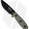 ESEE Knives ESEE-3S-MB-B Knife Black Sheath & MOLLE Back (3.88" Black Serr)